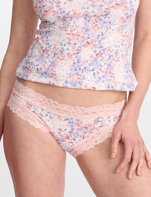 Jockey Woman Paris Cotton Bikini Brief, Petal Wash product photo