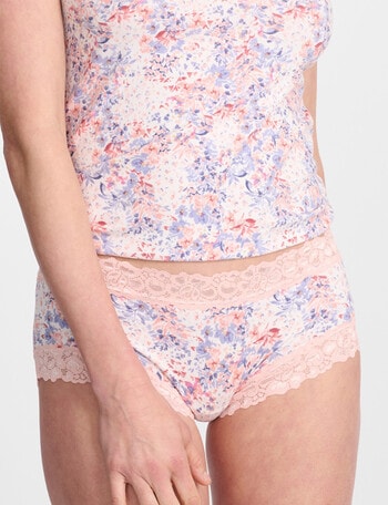 Jockey Woman Paris Cotton Boyleg Brief, Petal Wash product photo