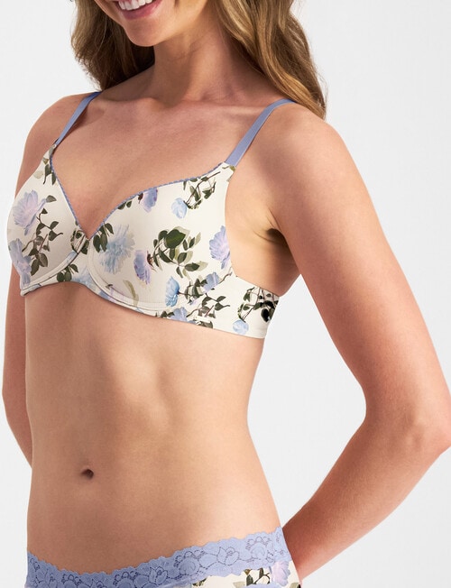 Jockey Woman Paris Micro Contour Bra, Botanical Cascade, B-E product photo View 02 L