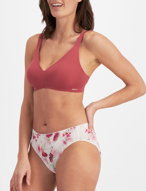 Jockey Woman NPLP Micro Hi Cut Brief, Radiant Flora product photo View 02 L