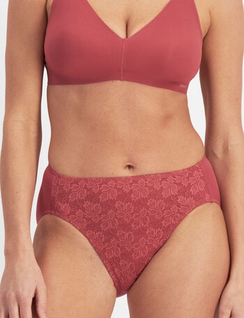 Jockey Woman NRU Lace Hi Cut Breif, Archie Rose product photo