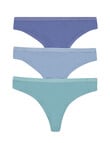 Jockey Woman Everyday Value Gee Brief, 3-Pack, Teal, Blue & Dark Blue product photo View 02 S