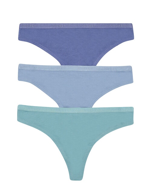 Jockey Woman Everyday Value Gee Brief, 3-Pack, Teal, Blue & Dark Blue product photo View 02 L