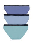 Jockey Woman Everyday Value Bikini Brief, 3-Pack, Teal, Blue & Dark Blue product photo View 02 S