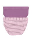 Jockey Woman Comfort Cotton Boyleg Brief, 2-Pack, Hamptons Stripe & Lupine product photo View 02 S