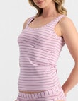 Jockey Woman Comfort Cotton Cami, Hamptons Stripe & Lupine product photo View 02 S