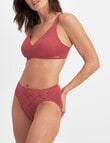 Jockey Woman NRU Lace Hi Cut Breif, Archie Rose product photo View 02 S