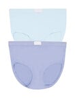 Jockey Woman Comfort Cotton Bamboo Full Brief, 2-Pack, Monday Muse & Ocean Glass product photo