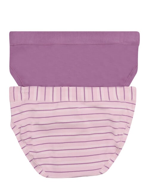 Jockey Woman Comfort Cotton Bamboo Hi Cut Brief, 2-Pack, Monday Muse & Ocean Glass product photo View 03 L