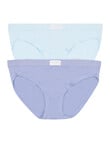 Jockey Woman Comfort Cotton Bamboo Bikini Brief, 2-Pack, Monday Muse & Ocean Glass product photo