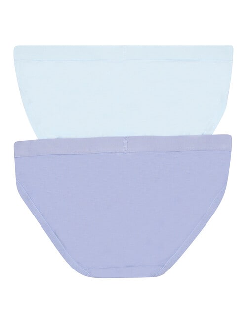 Jockey Woman Comfort Cotton Bamboo Bikini Brief, 2-Pack, Monday Muse & Ocean Glass product photo View 02 L