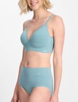 Jockey Woman Skimmies Full Brief, Cornflower Teal product photo View 02 S
