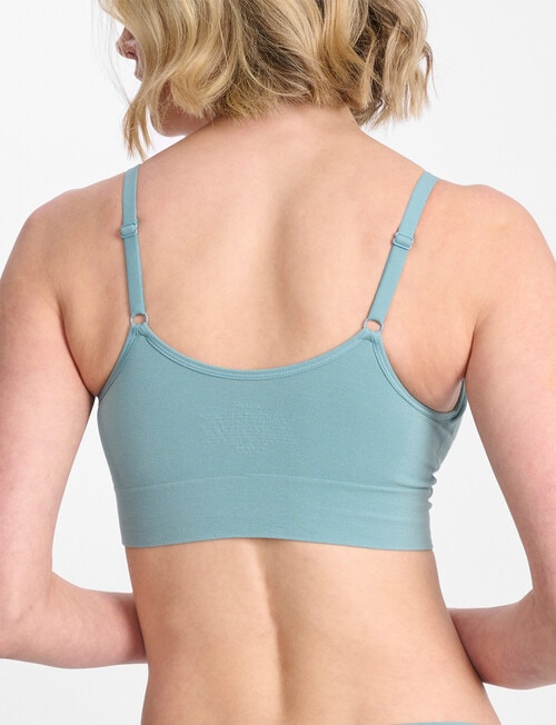 Jockey Woman Skimmies Bralette, Cornflower Teal product photo View 03 L