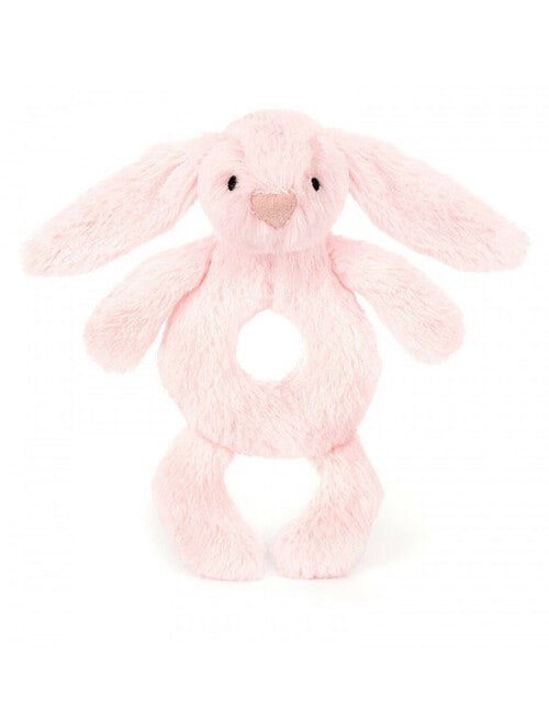 Jellycat Bashful Pink Bunny Ring Rattle product photo