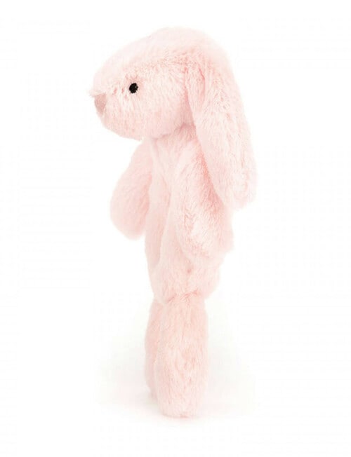 Jellycat Bashful Pink Bunny Ring Rattle product photo View 03 L