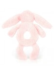 Jellycat Bashful Pink Bunny Ring Rattle product photo View 04 S