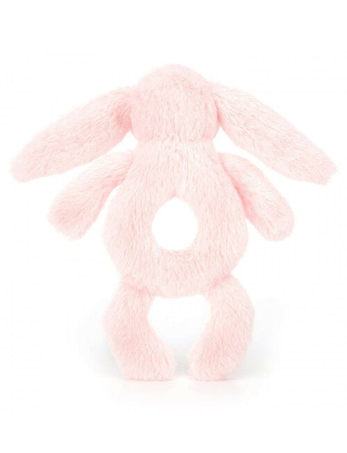 Jellycat Bashful Pink Bunny Ring Rattle product photo View 04 L