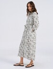 Vero Moda Betsy Doodle Print Shirt Dress, Cloud Dancer product photo View 04 S
