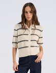 Vero Moda Cherry Stripe Pullover, Birch product photo