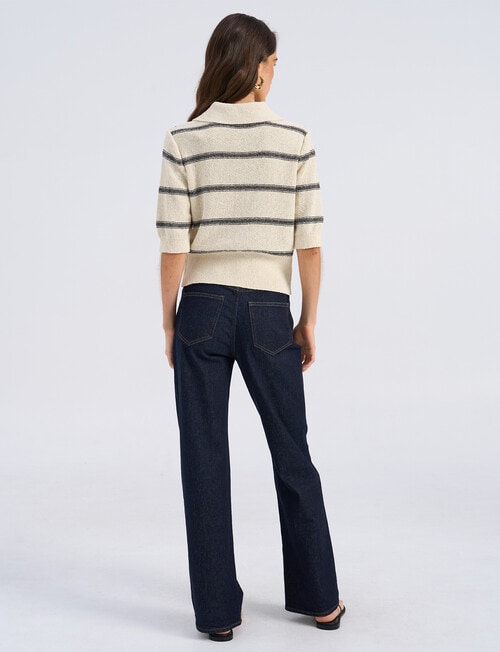 Vero Moda Cherry Stripe Pullover, Birch product photo View 02 L