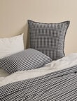 Haven Stone Wash Gingham Duvet Cover Set product photo View 02 S