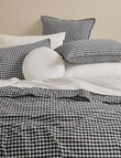 Haven Stone Wash Gingham Duvet Cover Set product photo View 05 S