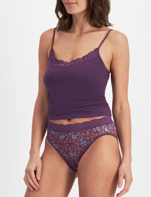 Jockey Woman Paris Free Hi Cut Brief, Mini Meadow product photo View 02 L