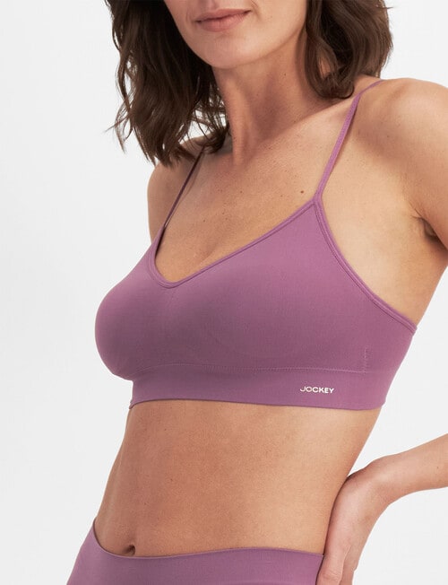 Jockey Woman Skimmies Padded Crop Bra, Lupine product photo View 02 L