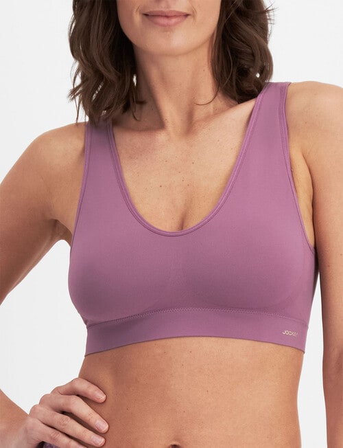 Jockey Woman Skimmies Micro Crop Bra, Lupine product photo