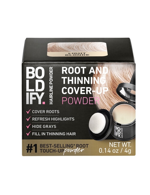 BOLDIFY. Root & Thinning Cover Up Powder Light Blonde, 4g product photo View 03 L