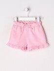 Teeny Weeny Fairy Garden Play Time Knit Shorts, Pink product photo