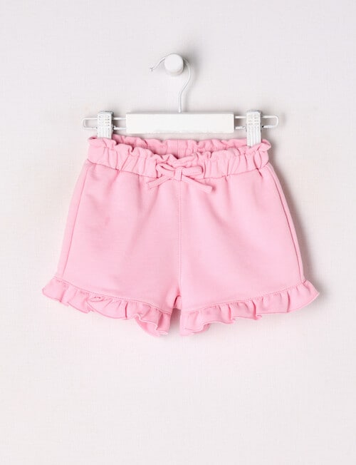 Teeny Weeny Fairy Garden Play Time Knit Shorts, Pink product photo