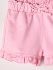Teeny Weeny Fairy Garden Play Time Knit Shorts, Pink product photo View 02 S