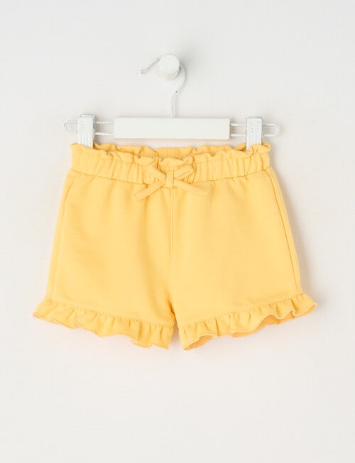 Teeny Weeny Play Time Frilled Shorts, Sunflower product photo