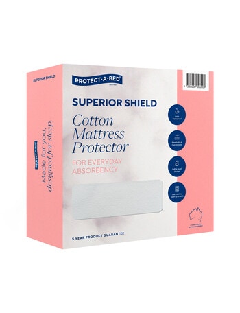 Protect-A-Bed Superior Shield Cotton Terry Mattress Protector product photo