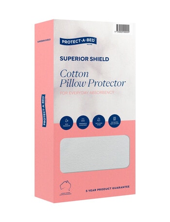 Protect-A-Bed Superior Shield Cotton Terry Pillow Protector product photo