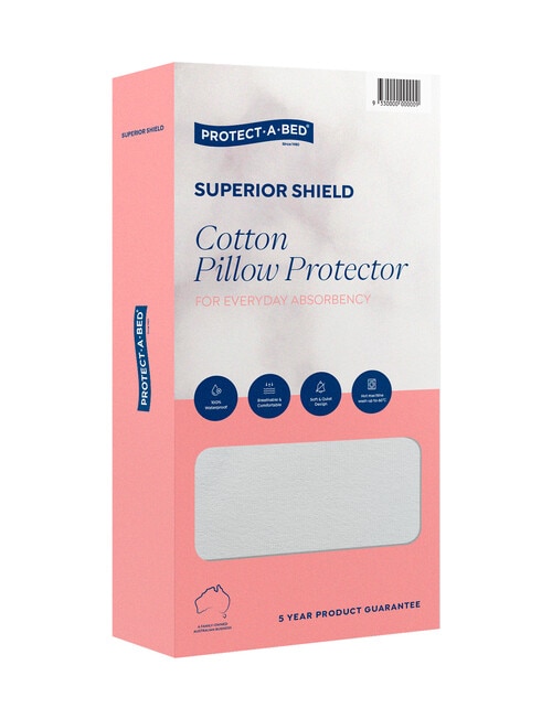 Protect-A-Bed Superior Shield Cotton Terry Pillow Protector product photo