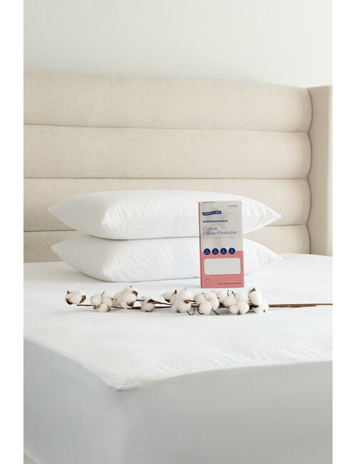 Protect-A-Bed Superior Shield Cotton Terry Pillow Protector product photo View 02 L