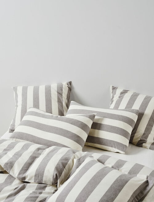 Linen House Vintage Stripe Duvet Cover Set product photo View 03 L