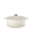 Le Creuset Signature Round Casserole, 26cm, Meringue product photo