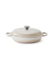 Le Creuset Signature Shallow Casserole, 26cm, Meringue product photo