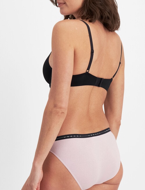 Jockey Woman Everyday Value Bikini Brief, 3-Pack, Sentimental Reasons, Pink Salt & Lupine product photo View 09 L