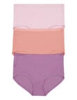 Jockey Woman Everyday Value Full Brief 3pack, Sentimental Reasons/ Pink Salt/ Lupine product photo