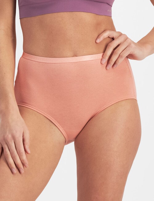 Jockey Woman Everyday Value Full Brief 3pack, Sentimental Reasons/ Pink Salt/ Lupine product photo View 03 L