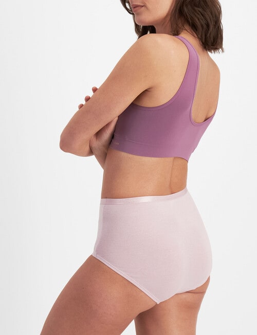 Jockey Woman Everyday Value Full Brief 3pack, Sentimental Reasons/ Pink Salt/ Lupine product photo View 06 L