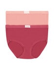 Jockey Woman Comfort Cotton Bamboo Full Brief, 2-Pack, Archie & Pink Stripe product photo