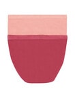Jockey Woman Comfort Cotton Bamboo Full Brief, 2-Pack, Archie & Pink Stripe product photo View 02 S