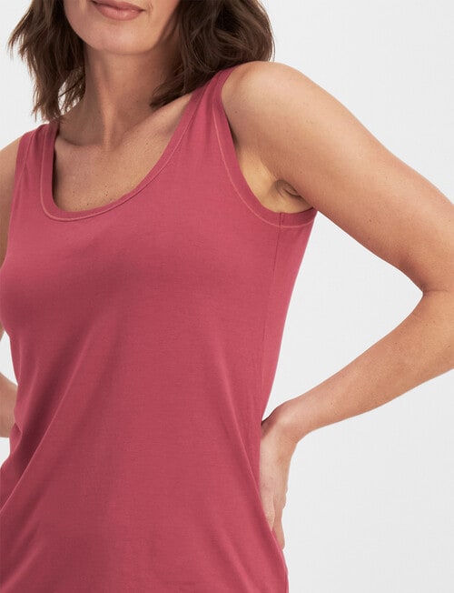 Jockey Woman Comfort Cotton Bamboo Cami, Archie Rose product photo View 02 L