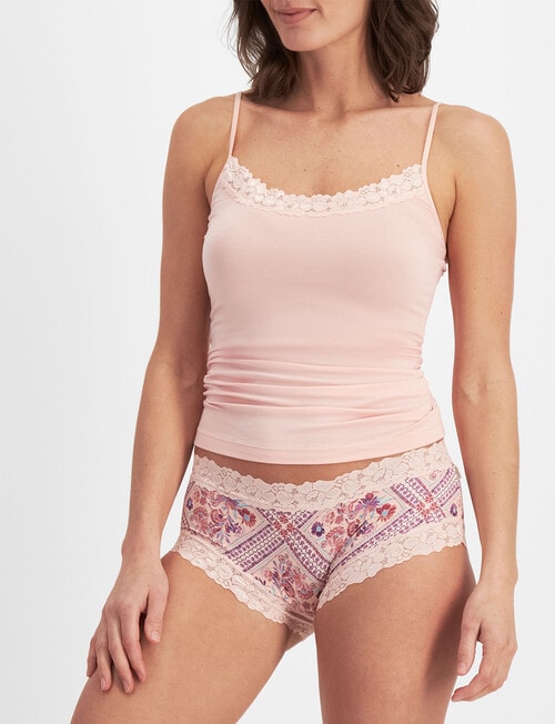 Jockey Woman Paris Micro Boyleg Brief, Painted Petals product photo View 02 L
