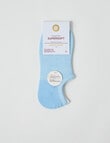 DS Socks Viscose Liner Sock, Cool Blue product photo View 02 S